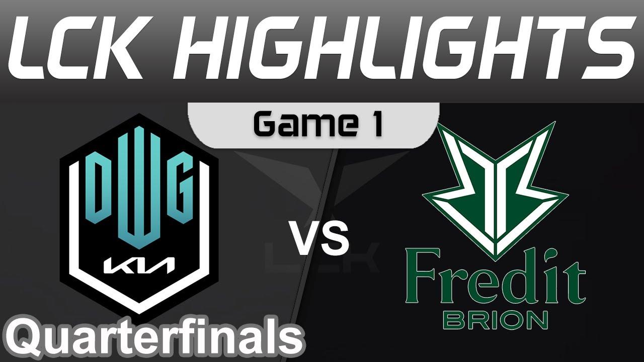 DK vs BRO Highlights Game 1 Quarterfinals LCK Spring Playoffs 2022 DWG KIA vs Fredit BRION by Onivia thumbnail