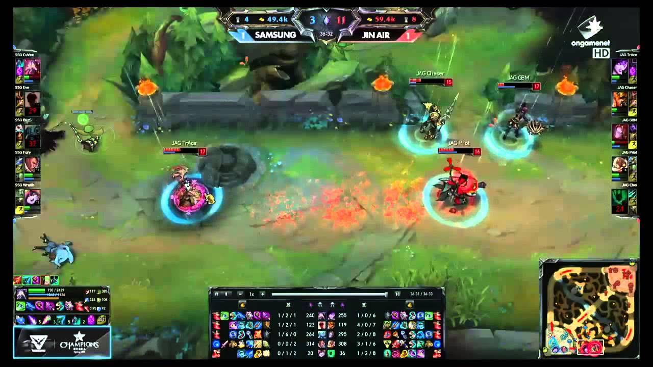 Samsung Vs JinAir OGN Champions Spring Day 2 Game 3 Highlghts thumbnail