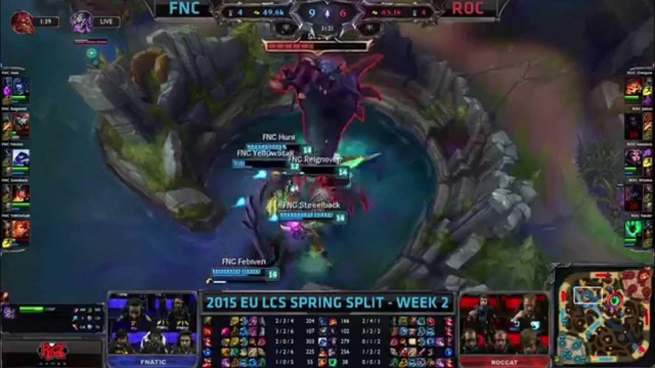 LCS Big Play Febiven double kill Epic Fnatic vs Roccat EU LCS W2D1 thumbnail