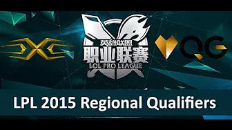 SS vs QG Game 3 highlights Tencent LPL Regional Qualifiers 2015 Snake vs Qiao Gu thumbnail