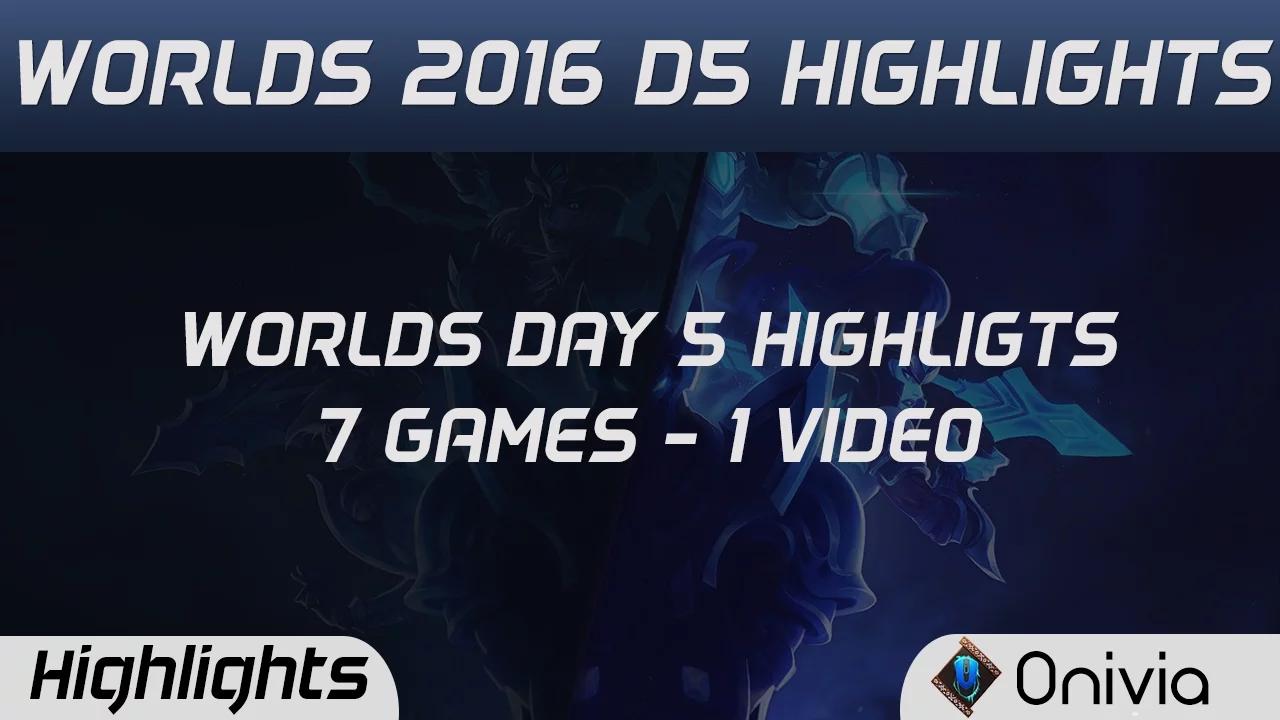 G2 vs ROX | ANX vs CLG | CLG vs G2 | ANX vs ROX | G2 vs ANX | ROX vs CLG Worlds 2016 D5 Highlights thumbnail