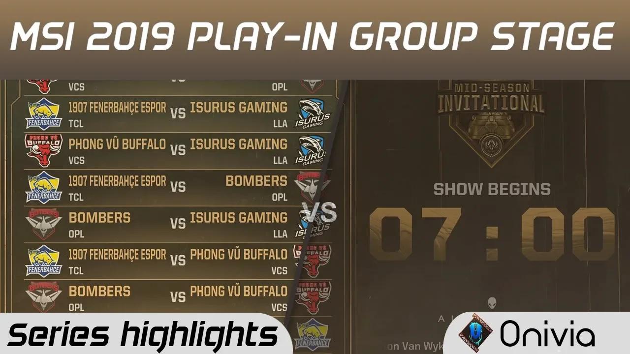 Full Day Highlights MSI 2019 Play in Group Stage Day 1 by Onivia thumbnail