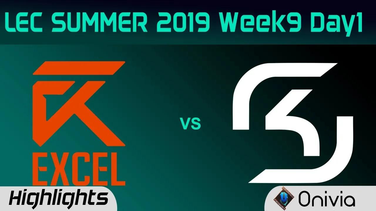 XL vs SK Highlights LEC Summer 2019 W9D1 Excel Esports vs SK Gaming LEC Highlights By Onivia thumbnail