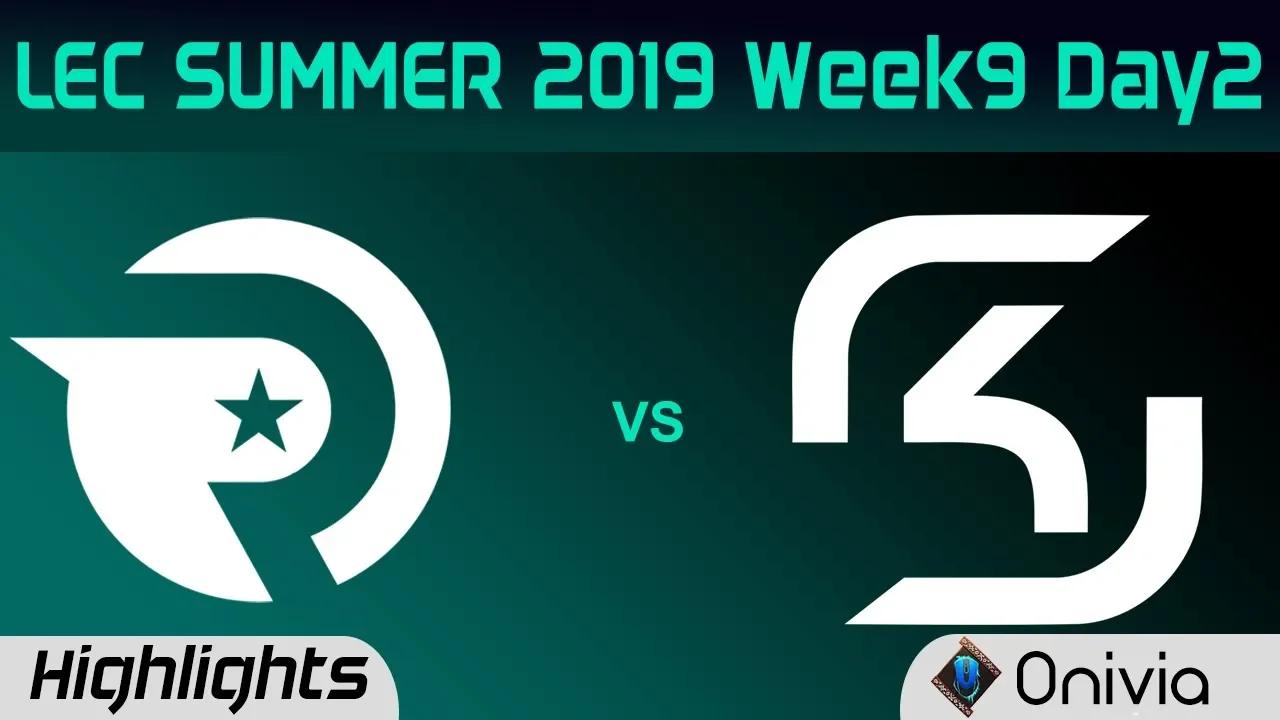 OG vs SK Highlights LEC Summer 2019 W9D2 Origen vs SK Gaming LEC Highlights By Onivia thumbnail