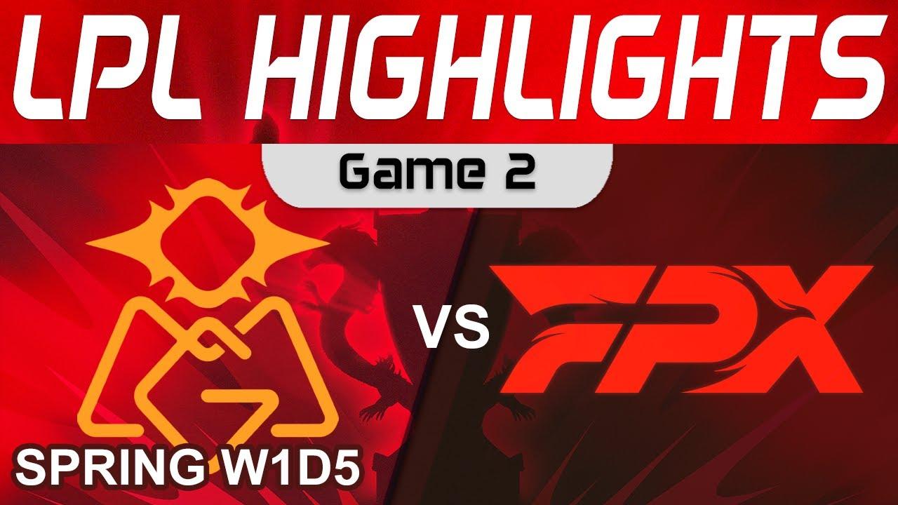 OMG vs FPX Highlights Game 2 LPL Spring Split 2024 Oh My God vs FunPlus Phoenix by Onivia thumbnail