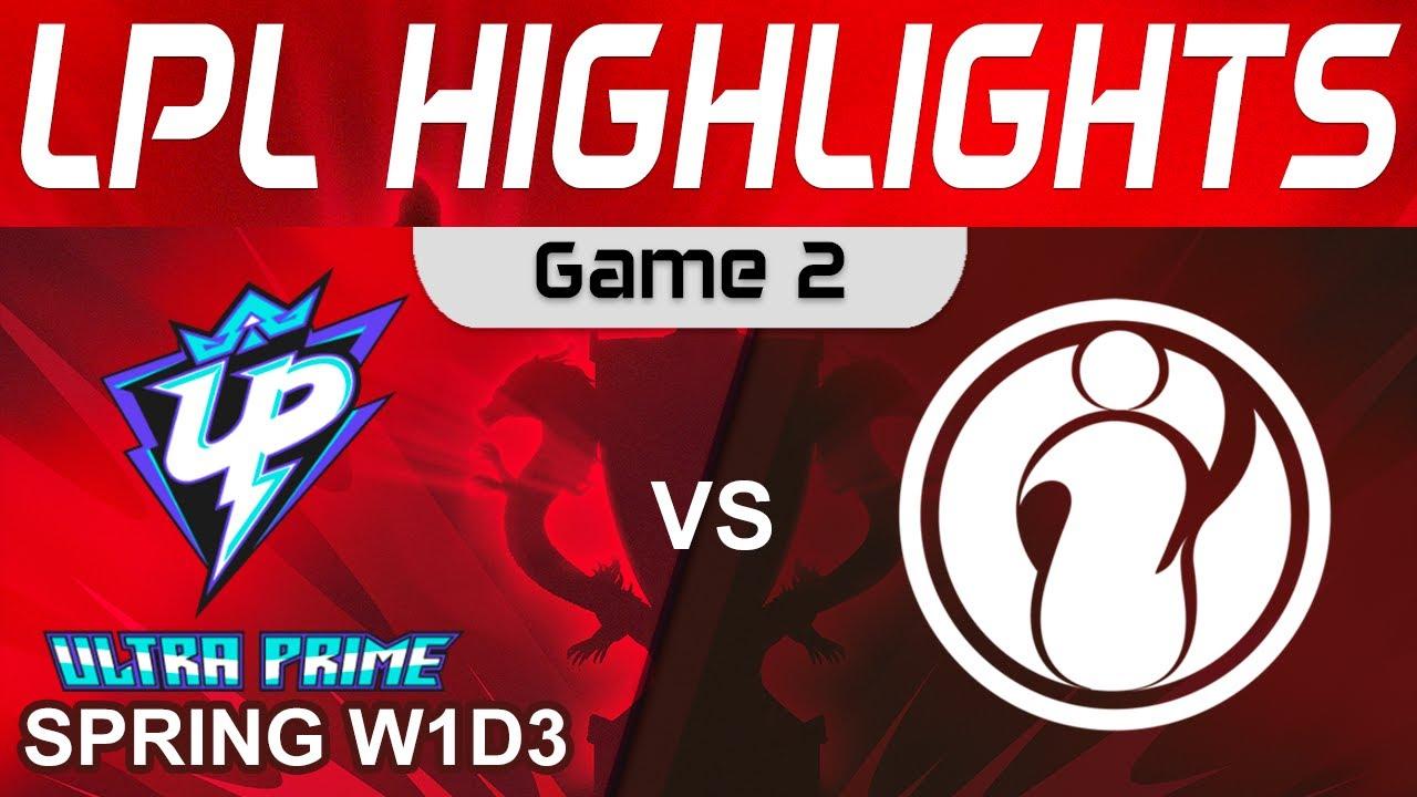 UP vs IG Highlights Game 2 LPL Spring Split 2024 Ultra Prime vs Invictus Gaming by Onivia thumbnail