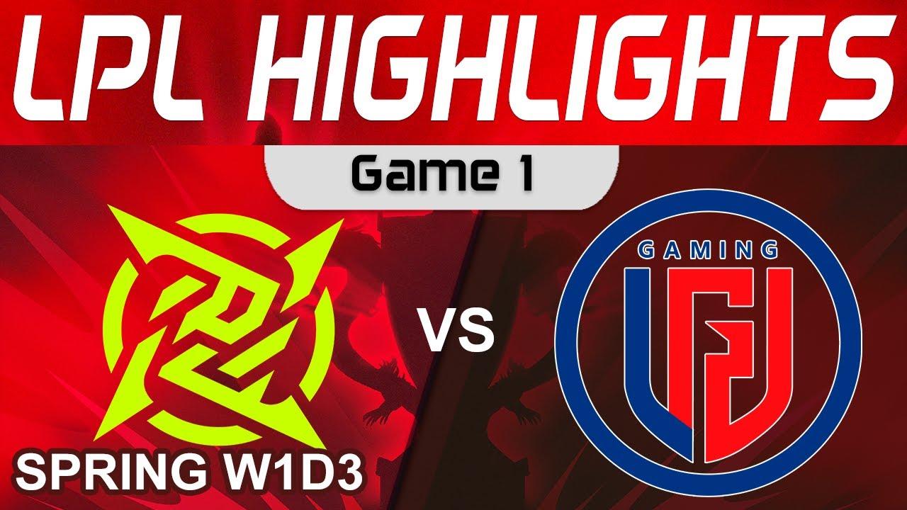 NIP vs LGD Highlights Game 1 LPL Spring Split 2024 Ninjas in Pyjamas vs LGD Gaming by Onivia thumbnail