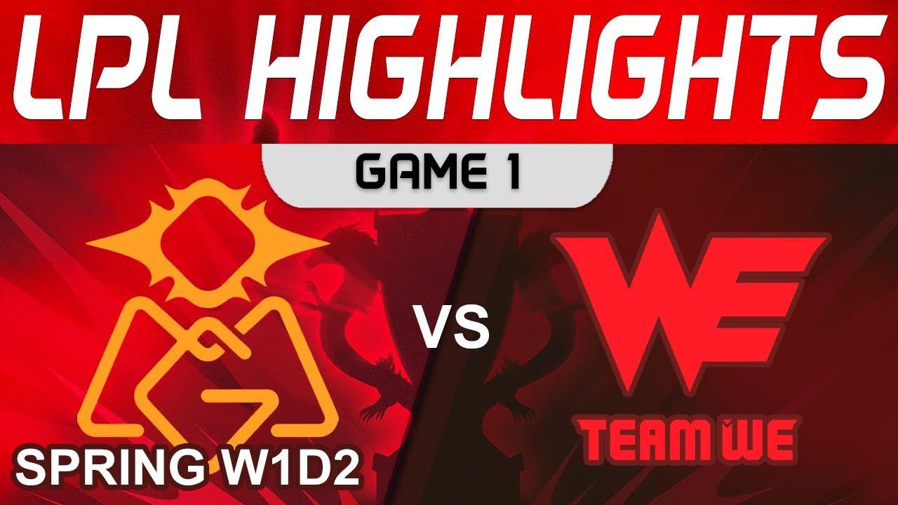 OMG vs WE Highlights Game 1 LPL Spring Split 2024 Oh My God vs Team WE by Onivia thumbnail