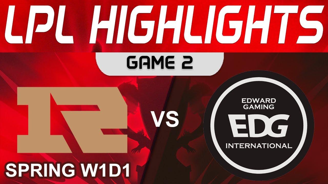 RNG vs EDG Highlights Game 2 LPL Spring Split 2024 Royal Never Give Up vs EDward Gaming by Onivia thumbnail