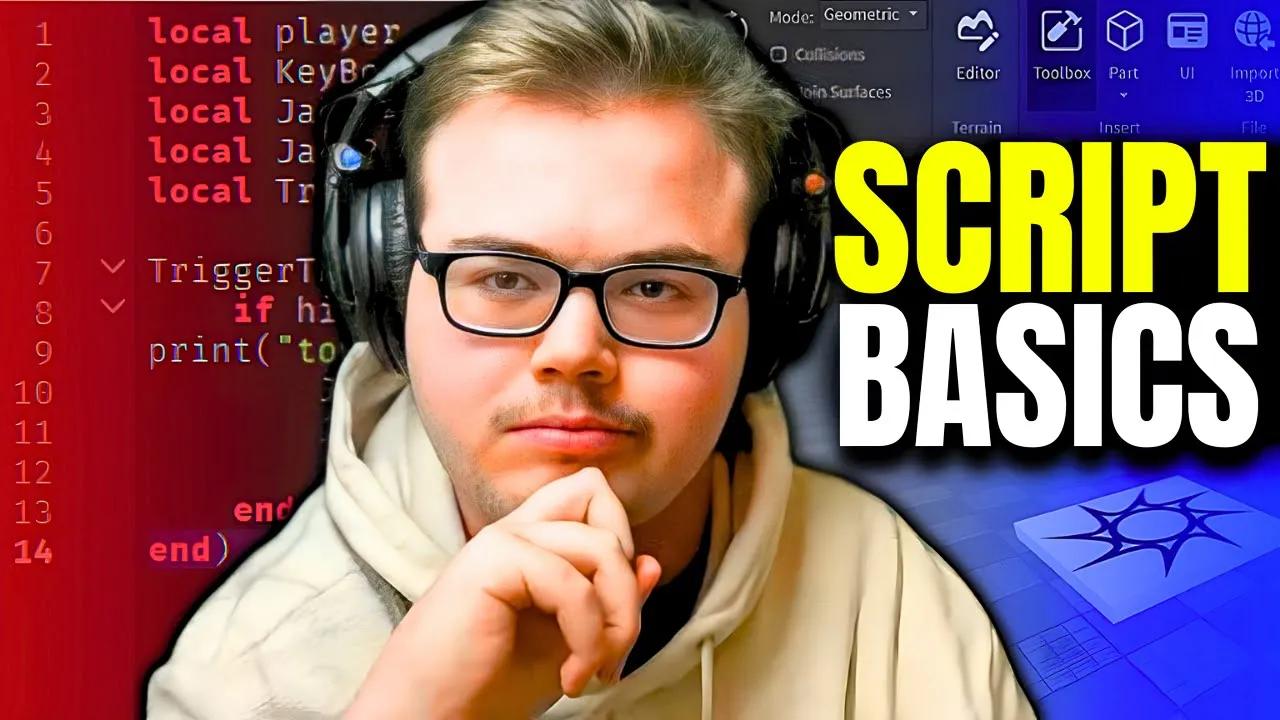 Roblox Scripting Basics in 100 Seconds thumbnail