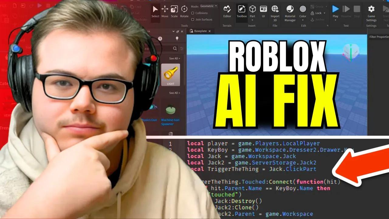 How to Fix Roblox Studio AI Not Working thumbnail