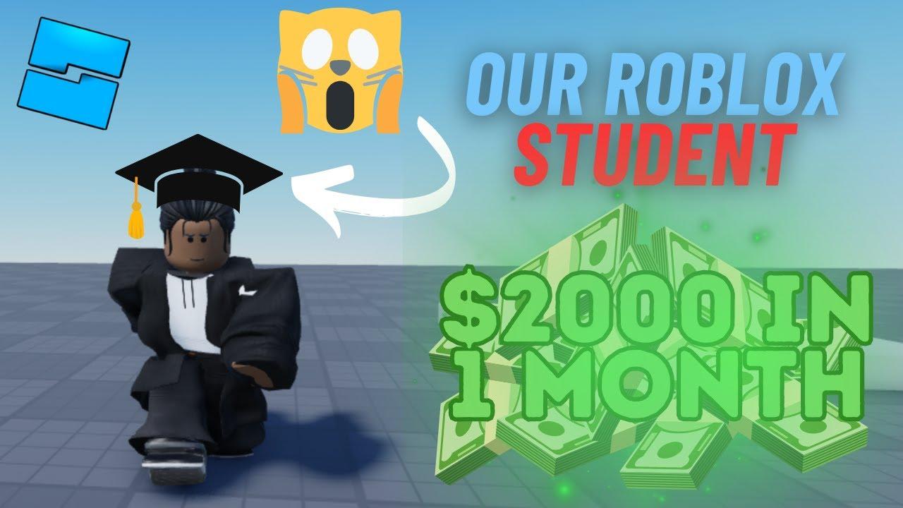 How Our Roblox Student Made $2000+ In 1 Month | Roblox Studio Tutorial thumbnail