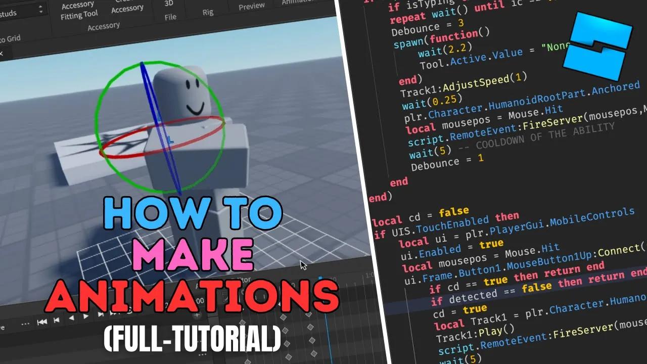 How To Make Animations In Roblox Studio | FULL TUTORIAL thumbnail