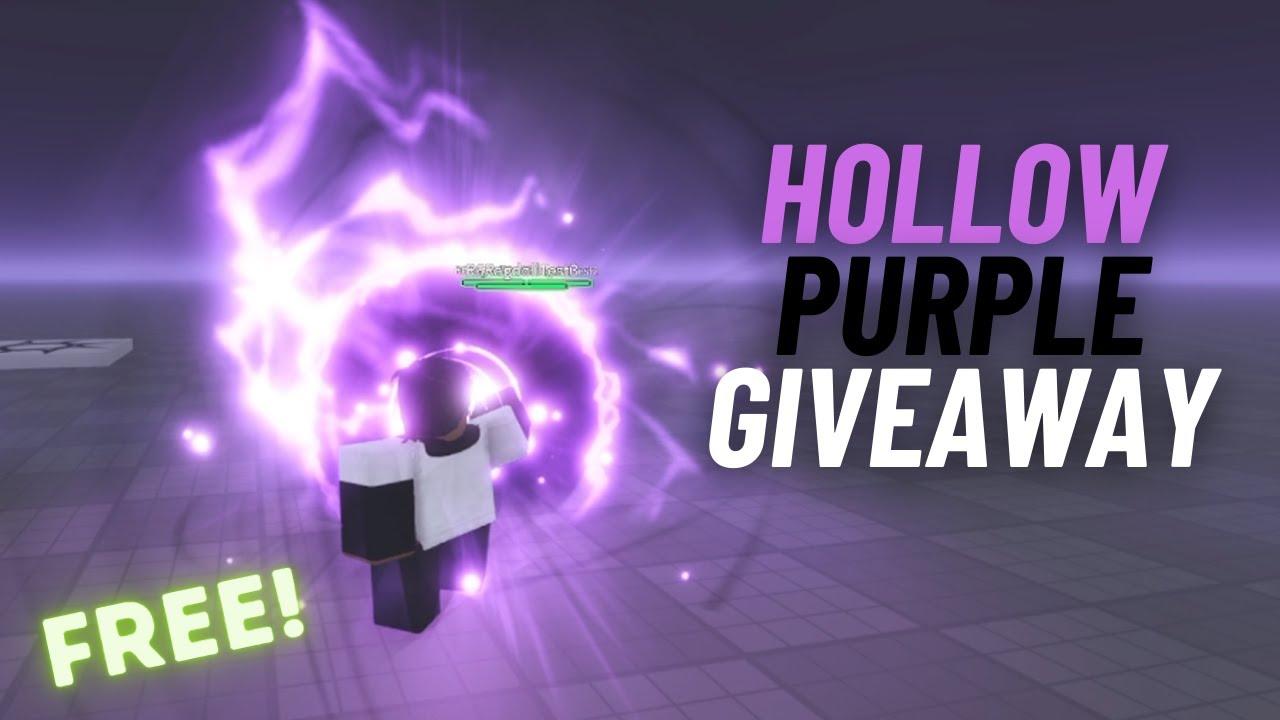 Hollow Purple Ability Giveaway [FREE] | Roblox Studio thumbnail