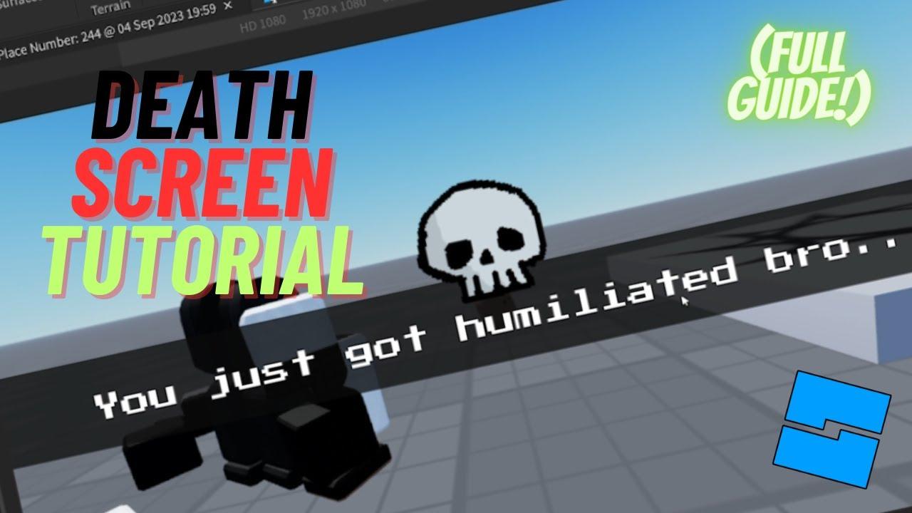 ROBLOX DEATH SCREEN TUTORIAL (FULL GUIDE) | Roblox Studio thumbnail