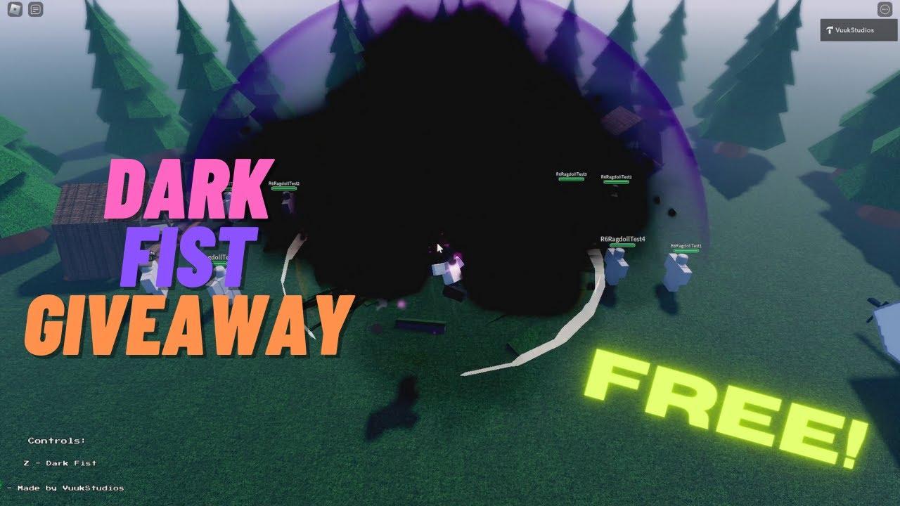 Dark Fist Giveaway [FREE] | Roblox Studio thumbnail