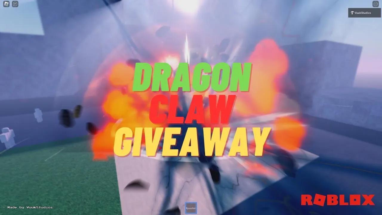 Ryusoken Dragon Claw Giveaway [FREE] | Roblox Studio thumbnail