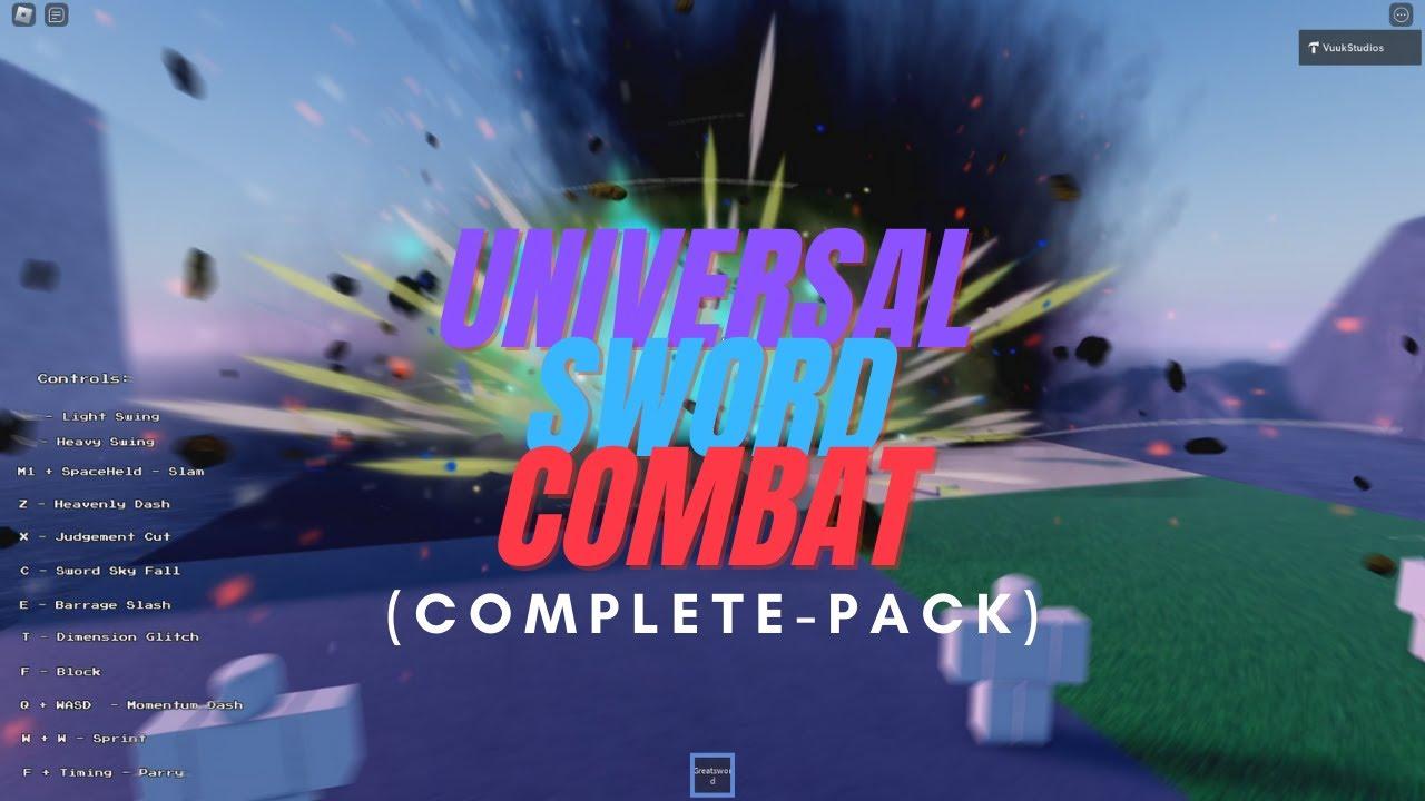 (60% SALE!) Advanced Sword Combat System (COMPLETE-PACK) | Roblox Studio thumbnail