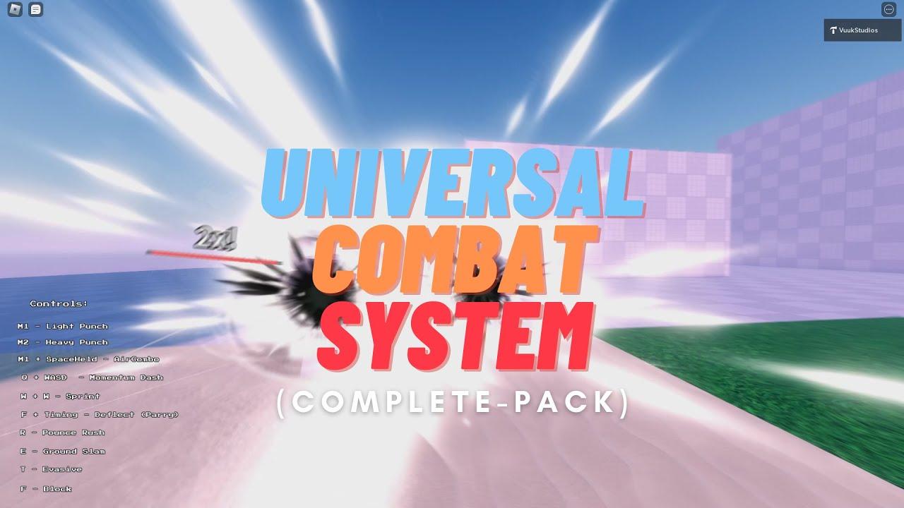 (60% SALE!) Universal Advanced Roblox Combat System (COMPLETE-PACK) | Roblox Studio thumbnail