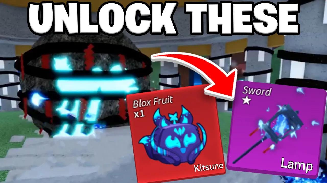 Unlocking KITSUNE Fruit & SWORD in NEW ISLAND - Blox Fruits Update 21 thumbnail