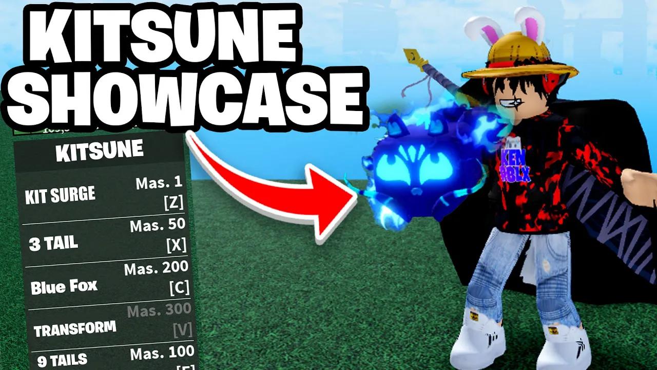 The NEW Kitsune Fruit Showcase (BLOX FRUITS UPDATE 21) thumbnail