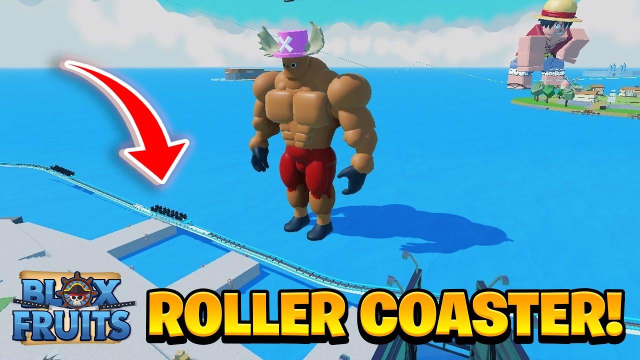 BLOX FRUITS ROLLER COASTER! thumbnail