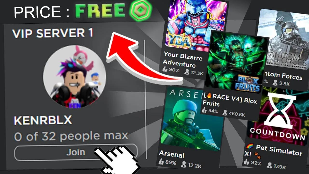 Get Free Roblox VIP Servers All Games! *WORKING* thumbnail