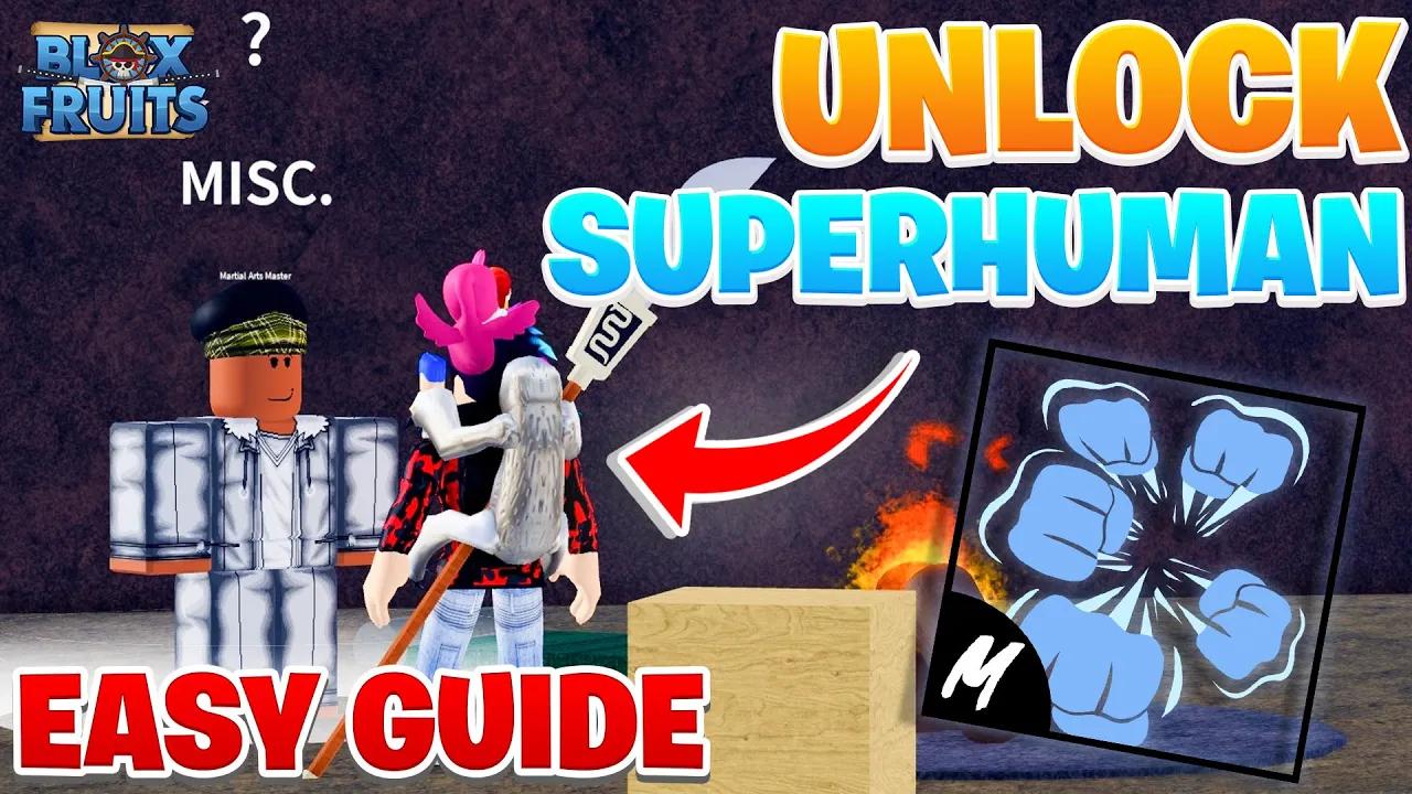 How To Unlock Superhuman In Blox Fruits - Full Guide | UPDATE 17 PART 3 | "Martial Arts Teacher" thumbnail