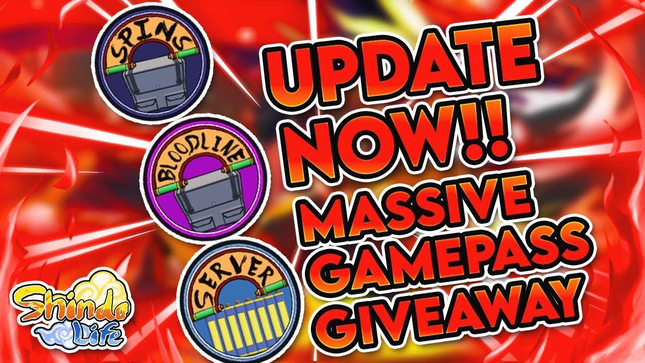 Shindo Life New Update Is Here! Six Path: Narumaki & More (Massive Gamepass Giveaway) thumbnail