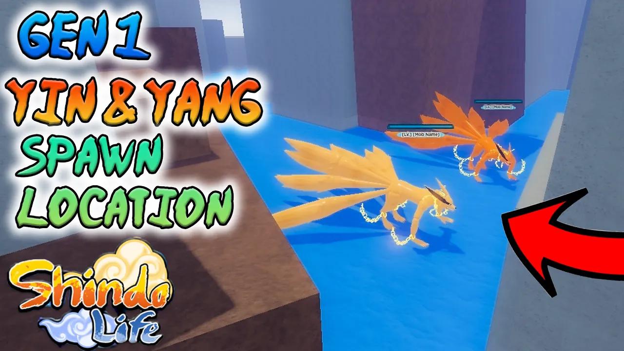 Shindo Life Generation 1 Yin & Yang Kor Tailed Beast Spawn Location! thumbnail