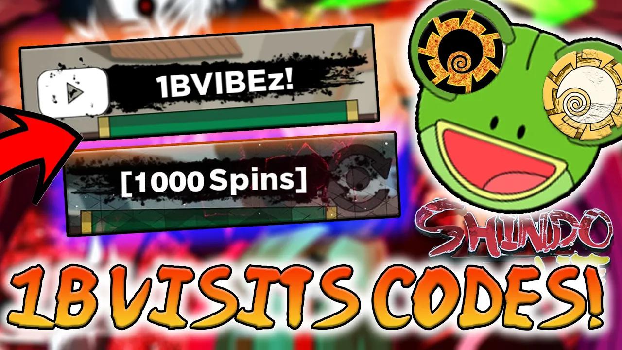 [Codes] Shindo life 1B Visits Codes! 1000 Spin Codes '2' 500 Spins! *Release Date* thumbnail