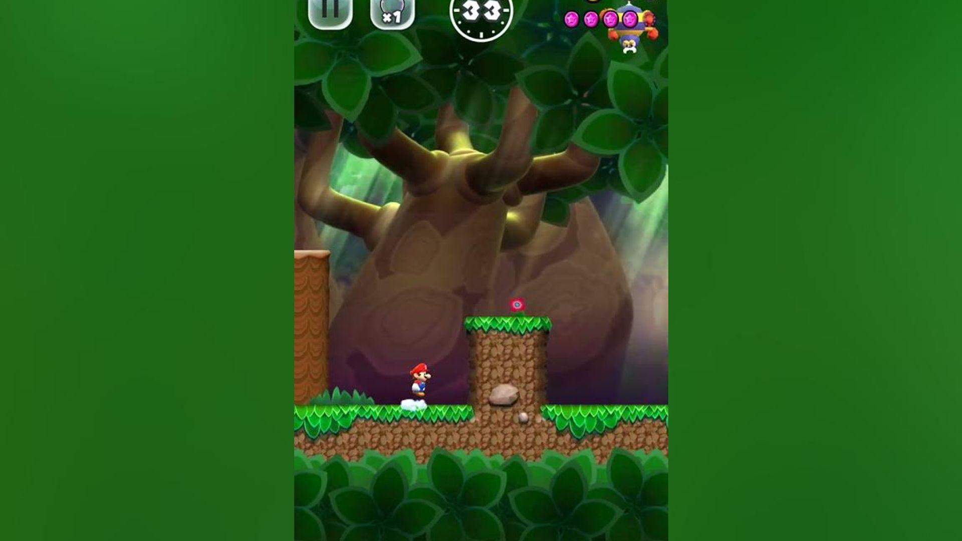 Mario Run Welt Stern 1 Alle Rosa Münzen  #gameplay #mariorun #mario #supermario thumbnail