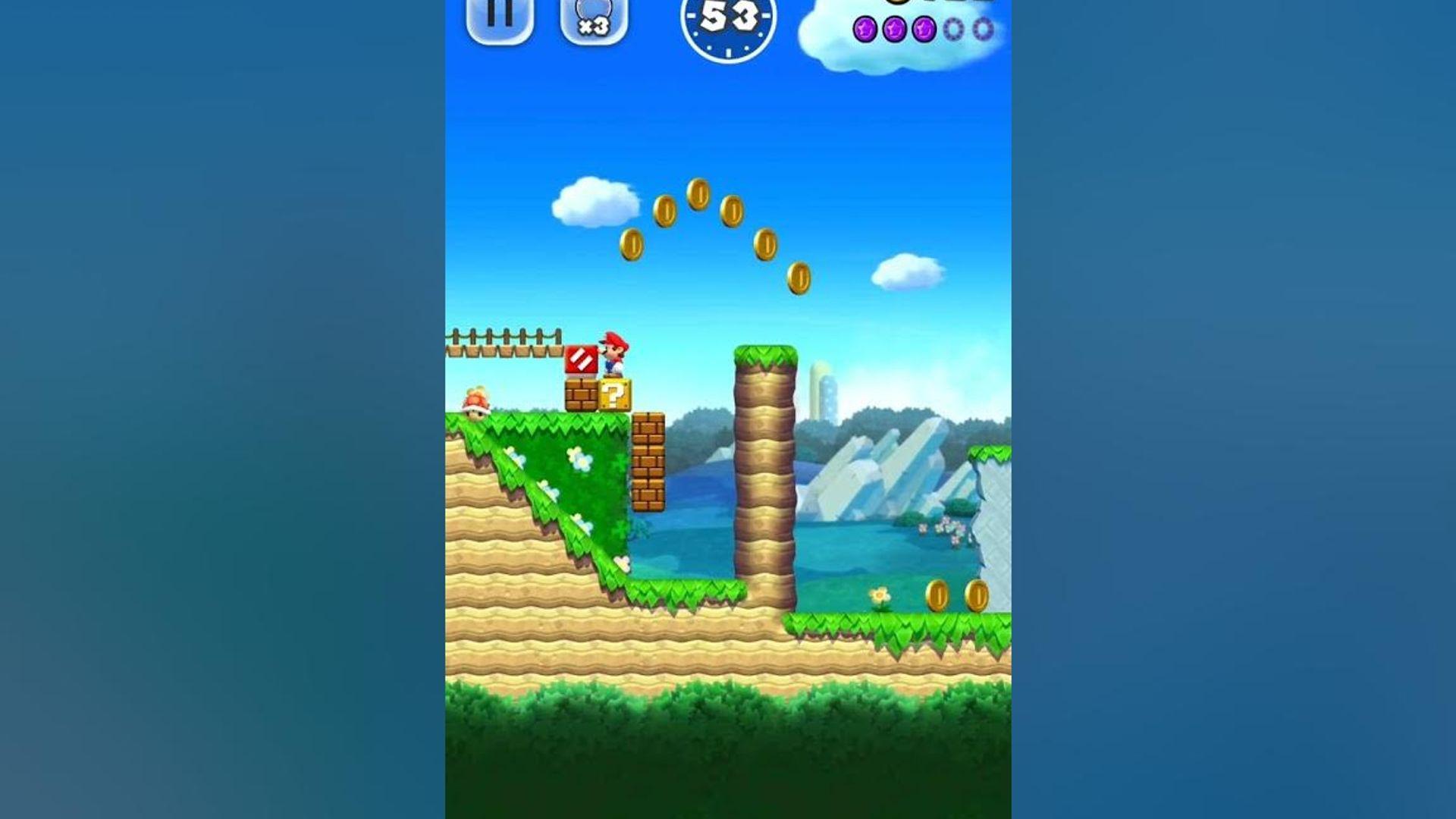 Mario Run Welt 3-3 Alle Lila Münzen thumbnail