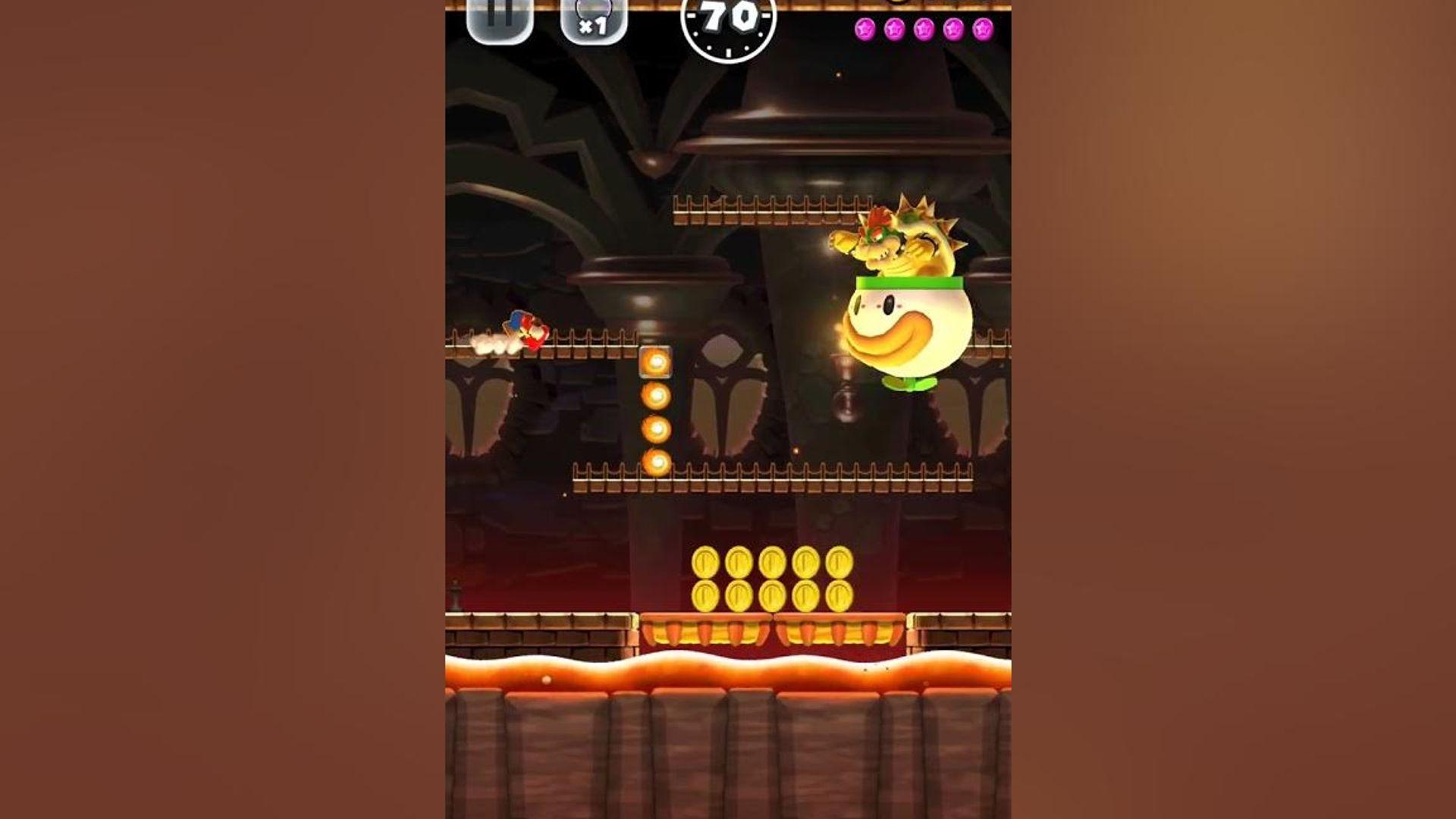 Mario Run Welt 6-4 Rosa Münzen #gameplay #mariorun #supermario #mariorun thumbnail