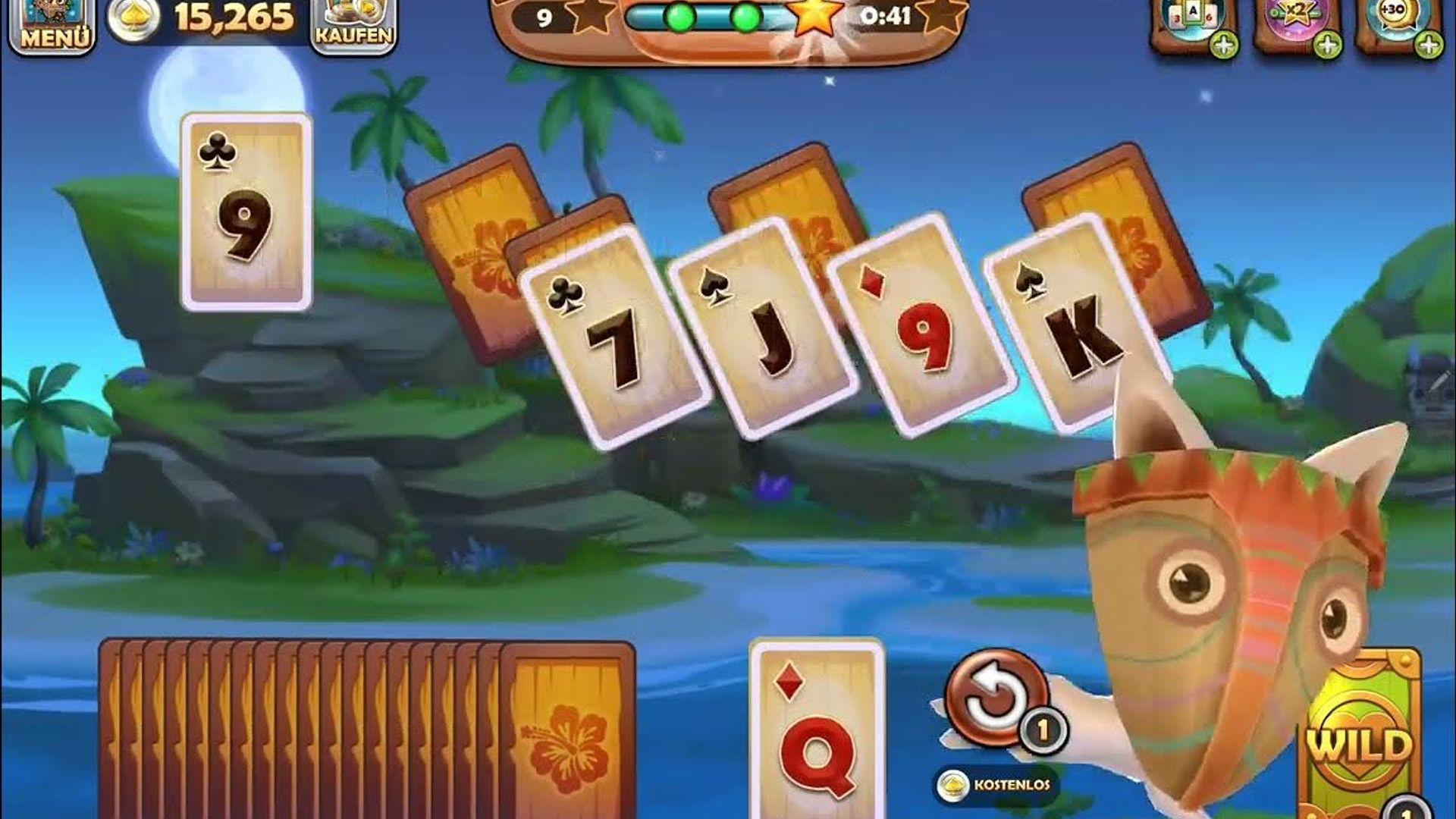 Tiki Solitaire TriPeaks Tri Peaks Levels 8 thumbnail