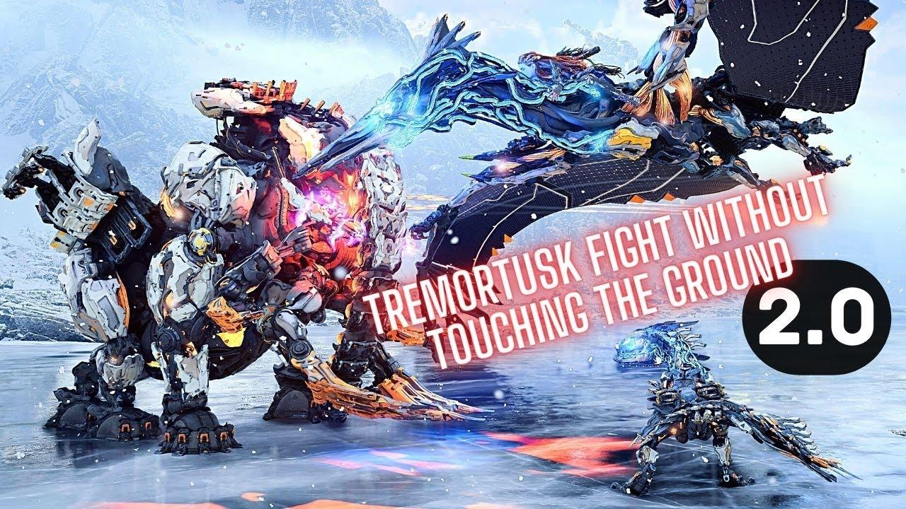 Tremortusk Fight Without Touching The Ground 2.0 | Horizon Forbidden West Ultra Hard thumbnail