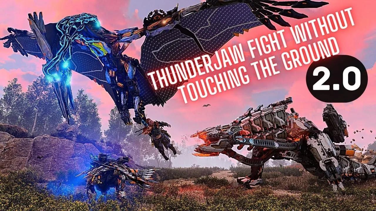 Thunderjaw Fight Without Touching The Ground 2.0 | Horizon Forbidden West Ultra Hard thumbnail