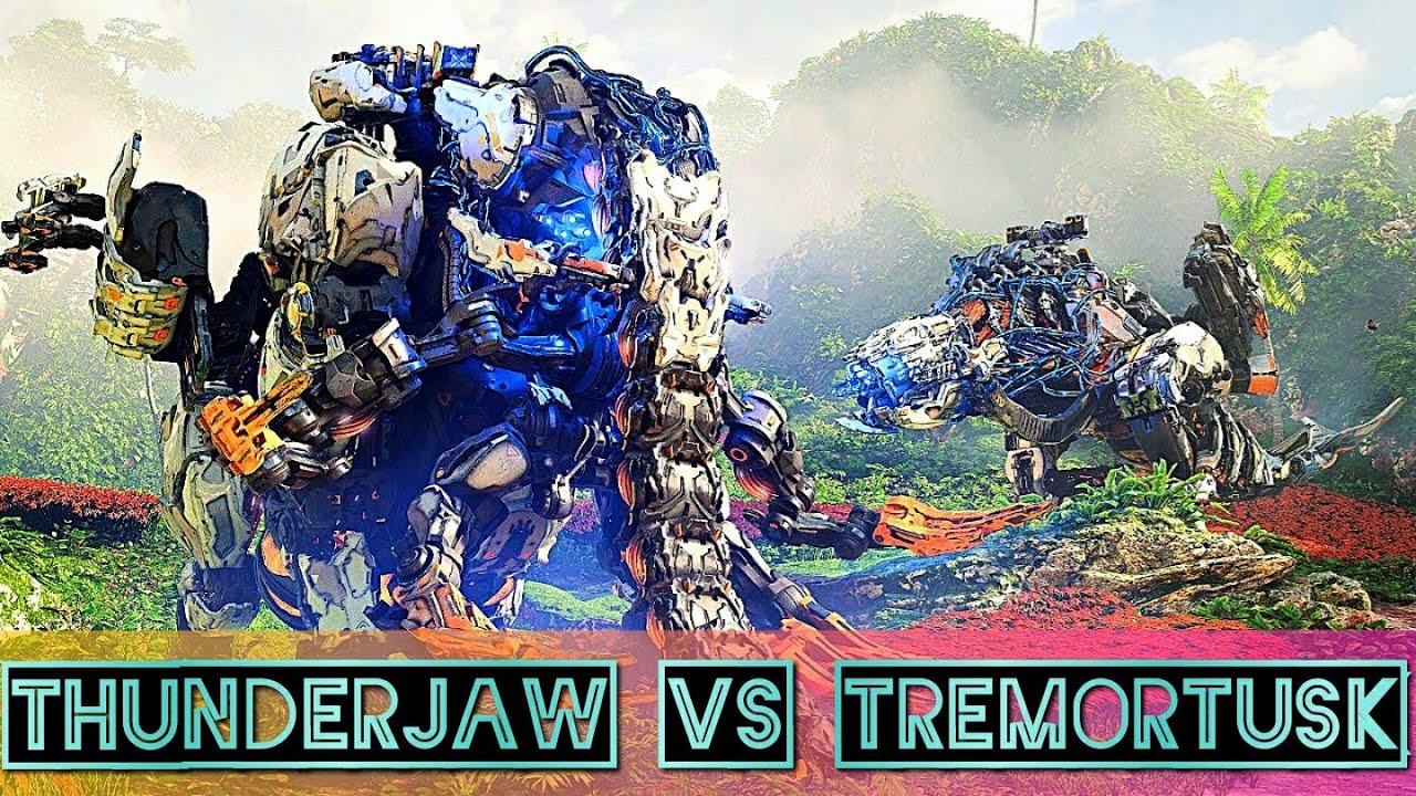 Which Override is Stronger? Thunderjaw VS Tremortusk on Ultra Hard | Horizon Forbidden West thumbnail