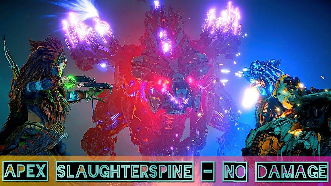 APEX SLAUGHTERSPINE NO DAMAGE [VERY HARD] | Mastering Horizon Forbidden West Combat thumbnail