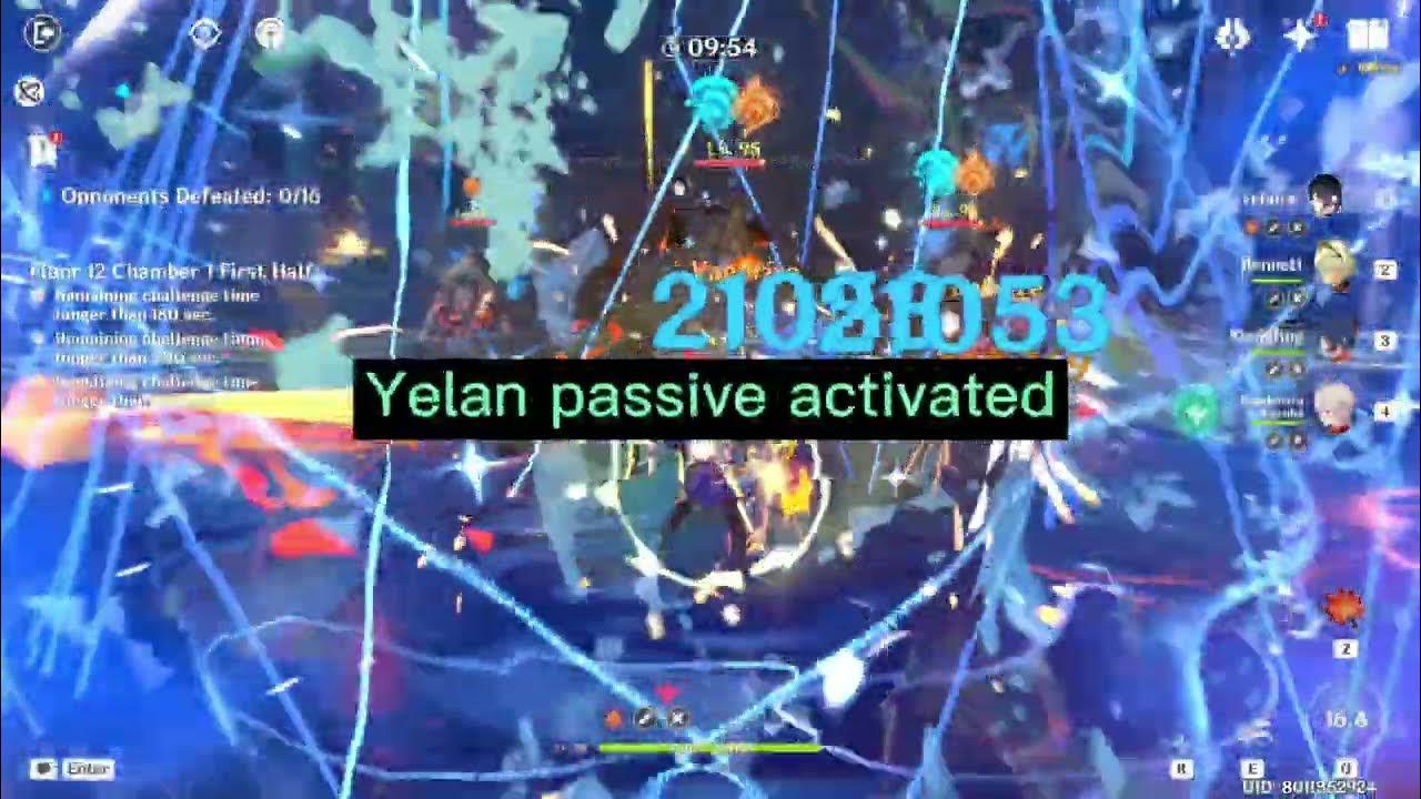 Can you snapshot Yelan's passive buff (+50% DMG Bonus)? thumbnail