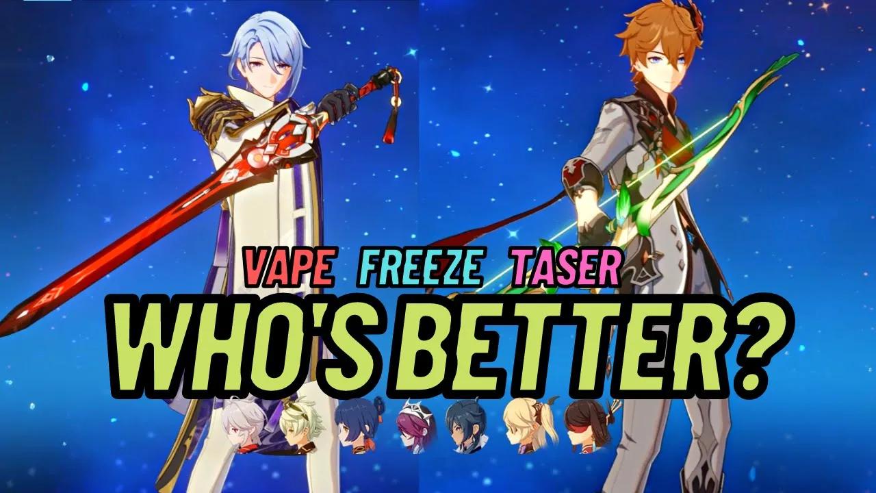 Ayato VS Childe: Vape, Freeze, Taser Comparison C0 thumbnail