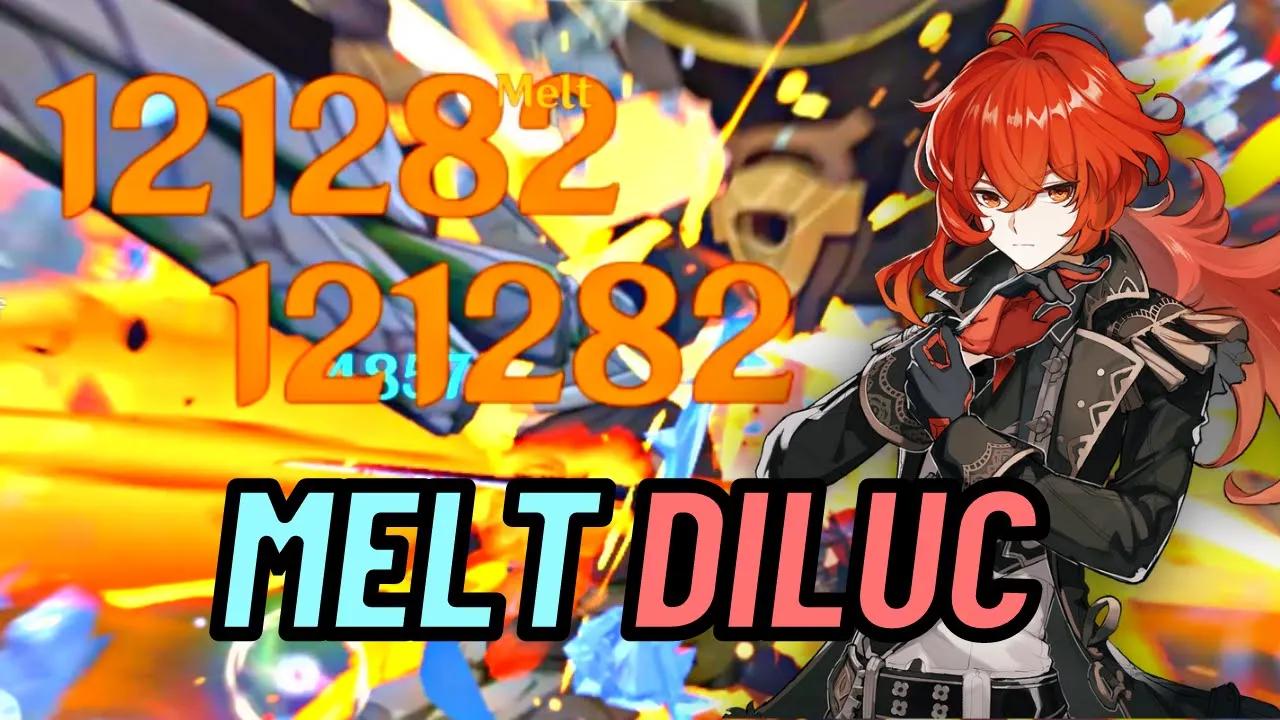 Diluc: Melt EVERY Possible Hit🔥 thumbnail