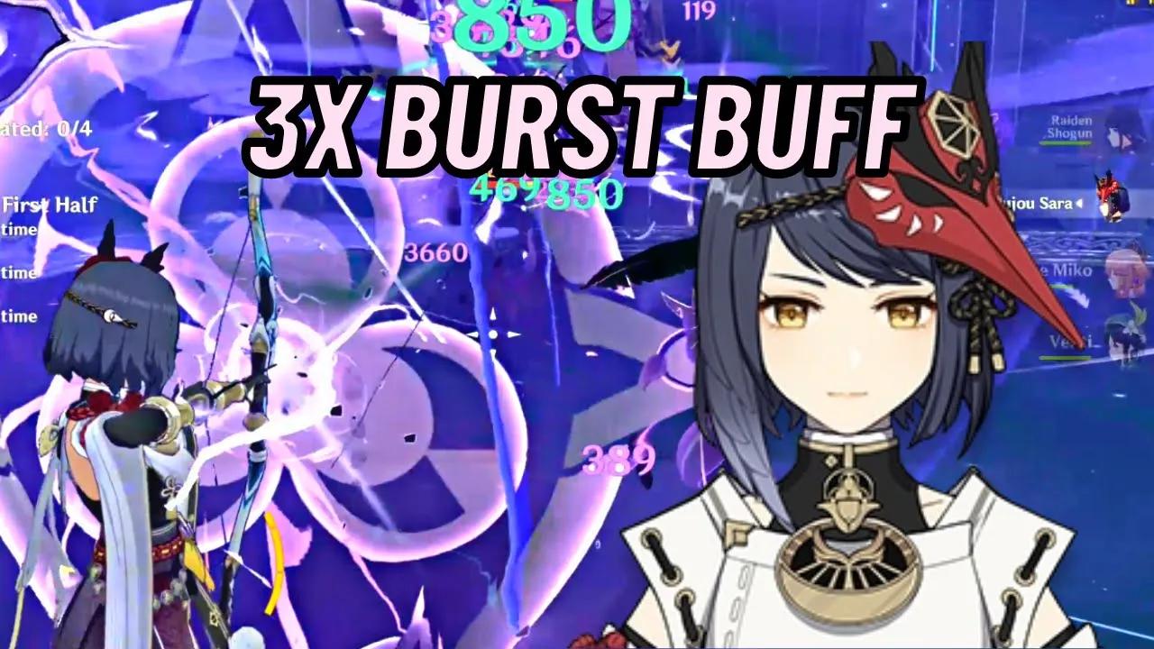 How to C6 Sara ROTATION: TRIPLE BUFF ⚡⚡⚡ thumbnail