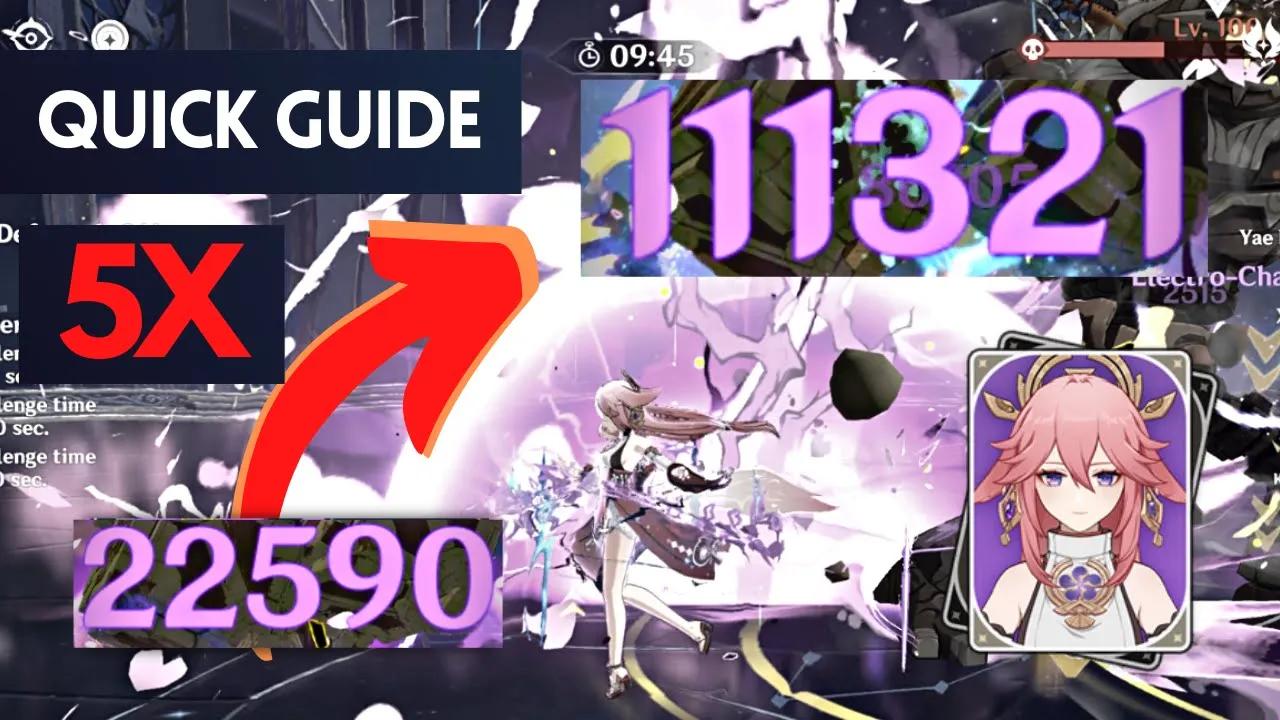 How to 5X Yae Miko damage, LITERALLY. thumbnail