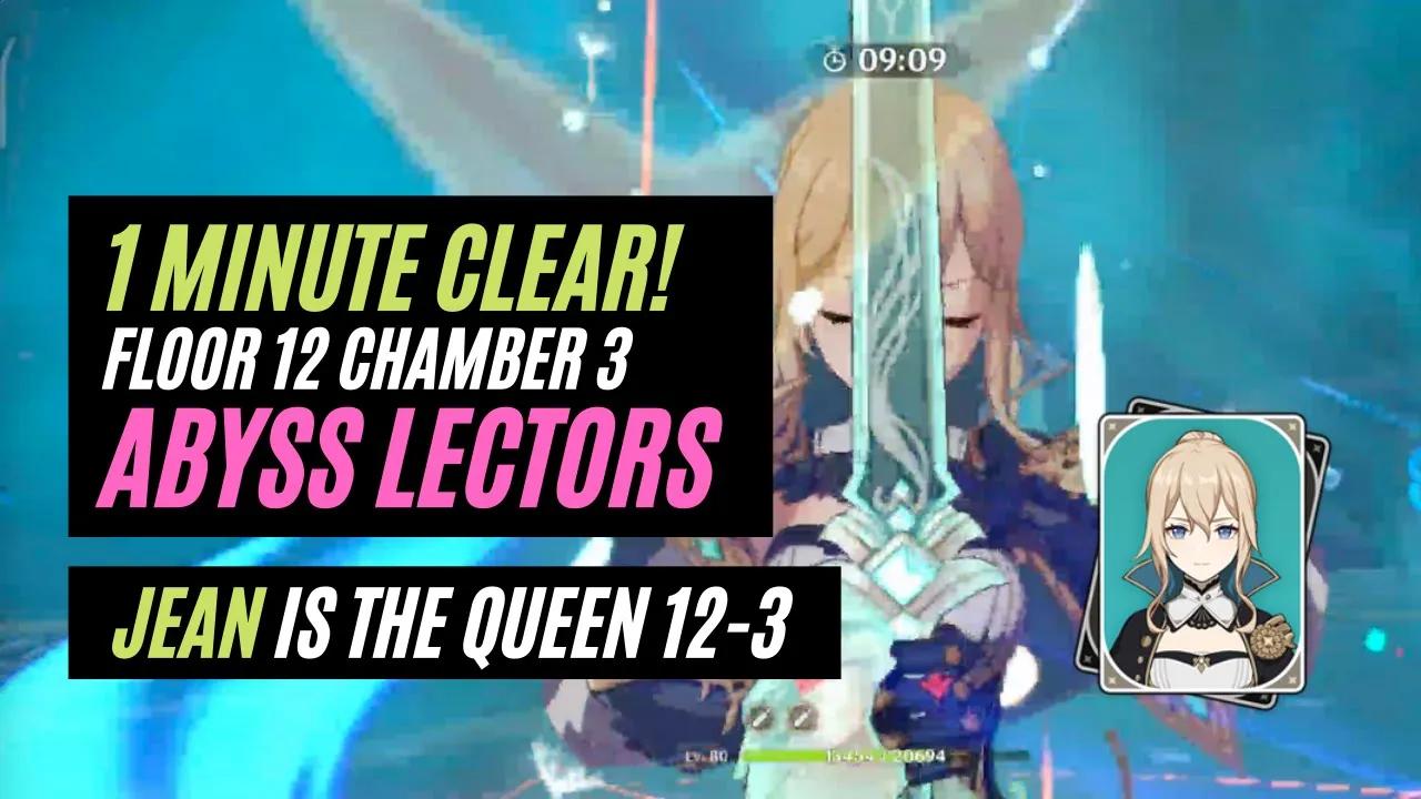 Break Abyss Lectors Shield FAST in 11 SECONDS feat C0 Jean - 1 MINUTE CLEAR - NO VENTI NON WHALE thumbnail