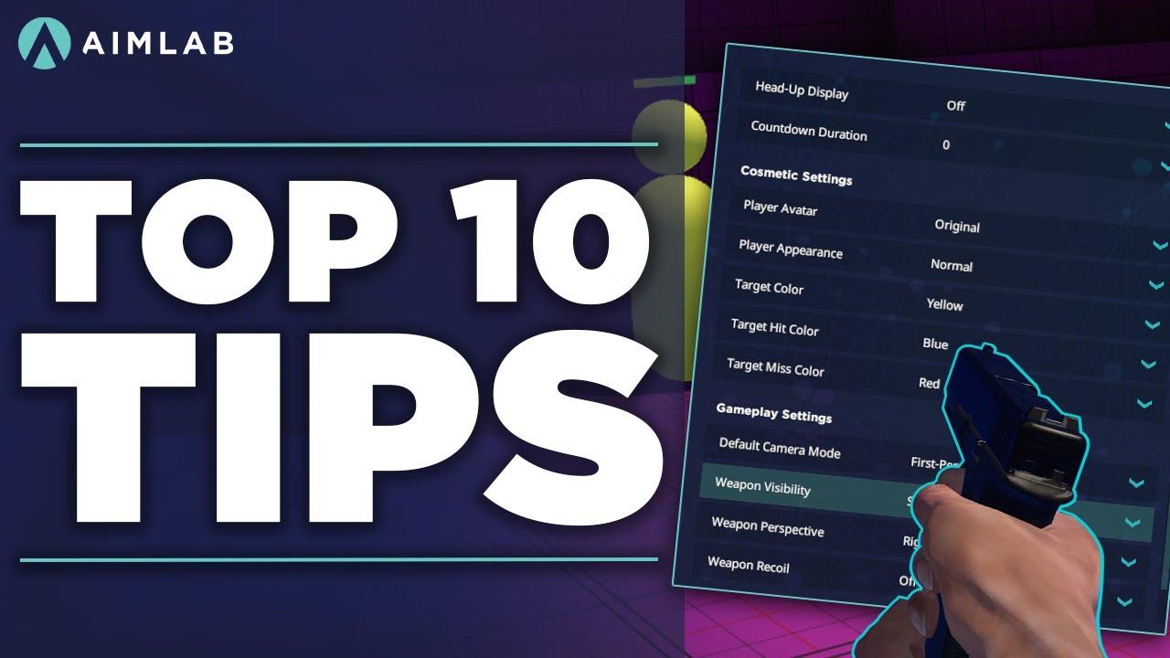 Top 10 Aim Lab tips to improve your aim training! thumbnail