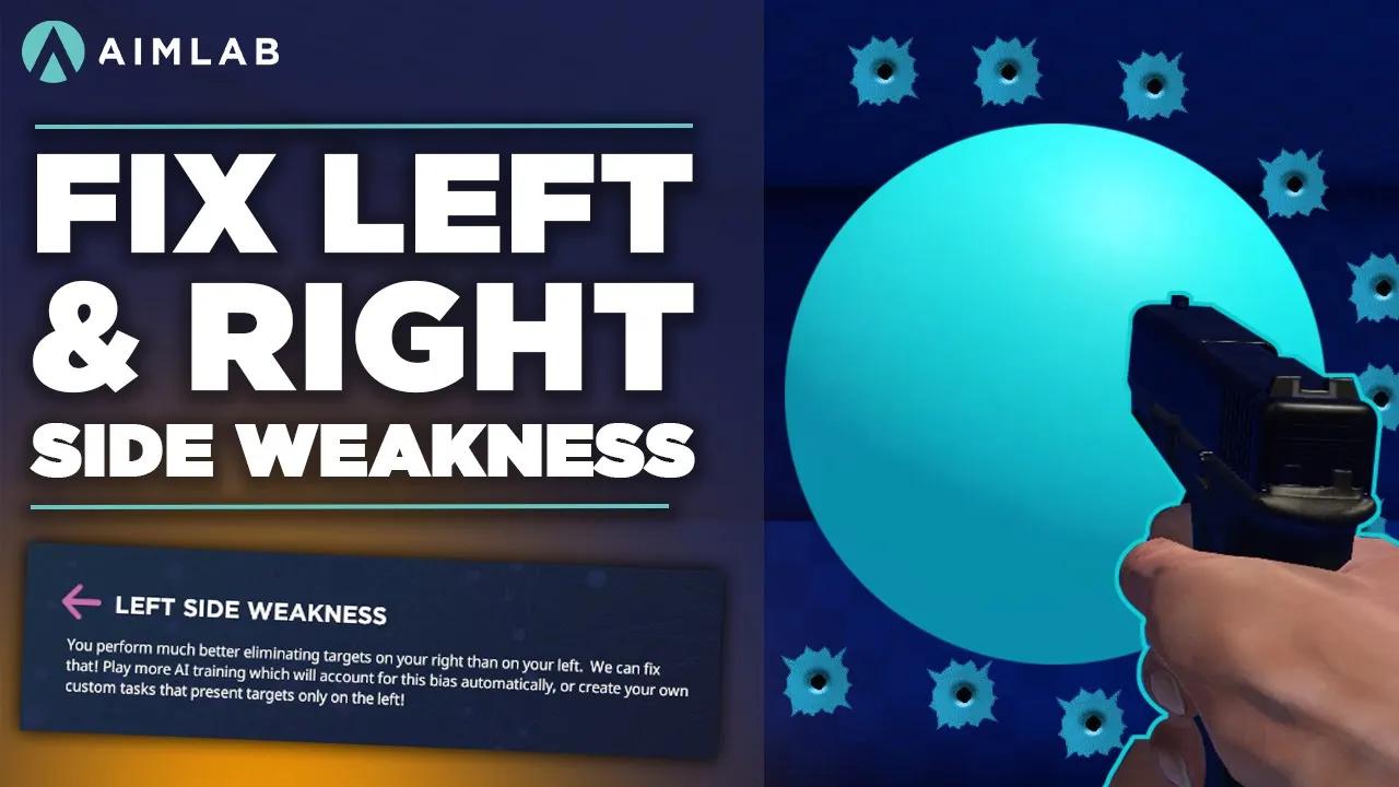 How to fix your left & right side weakness in Aim Lab thumbnail