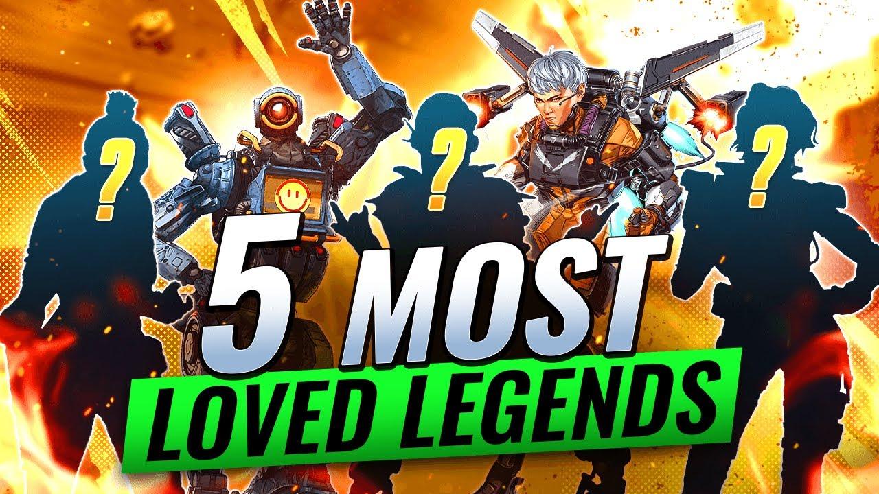 5 MOST LOVED LEGENDS OF ALL TIME in Apex Legends thumbnail