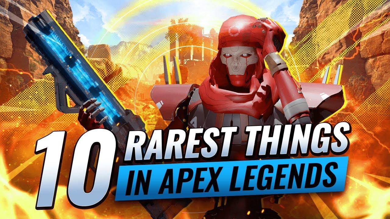 10 RAREST THINGS YOU CAN GET IN APEX LEGENDS! thumbnail