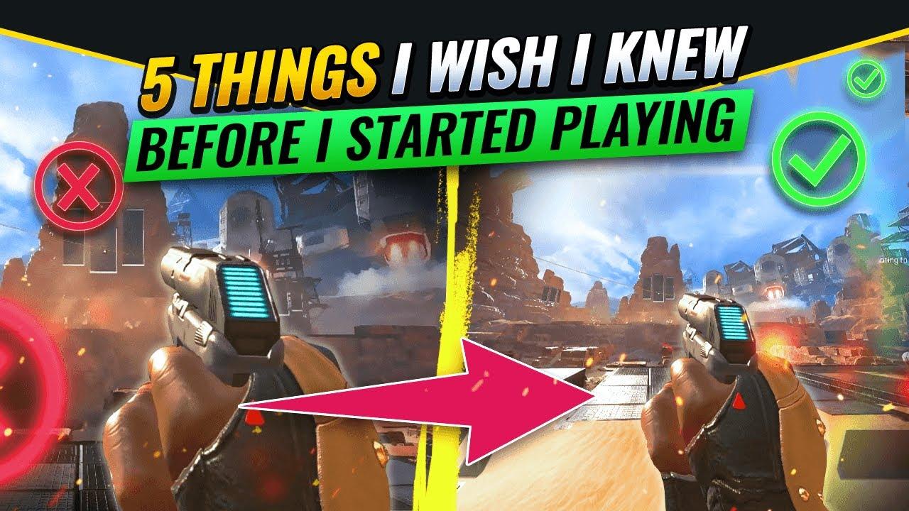 5 Things I WISH I KNEW Before I Started Playing APEX LEGENDS! thumbnail